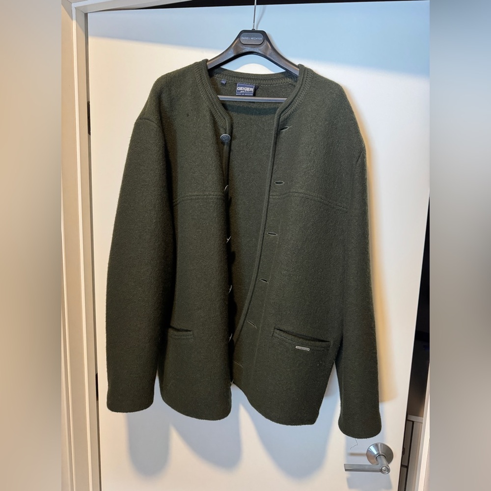 Men's Green Wool Jacket